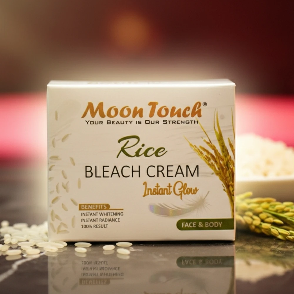 Rice Brightening Bleach Cream – Instant Glow Face & Body Treatment