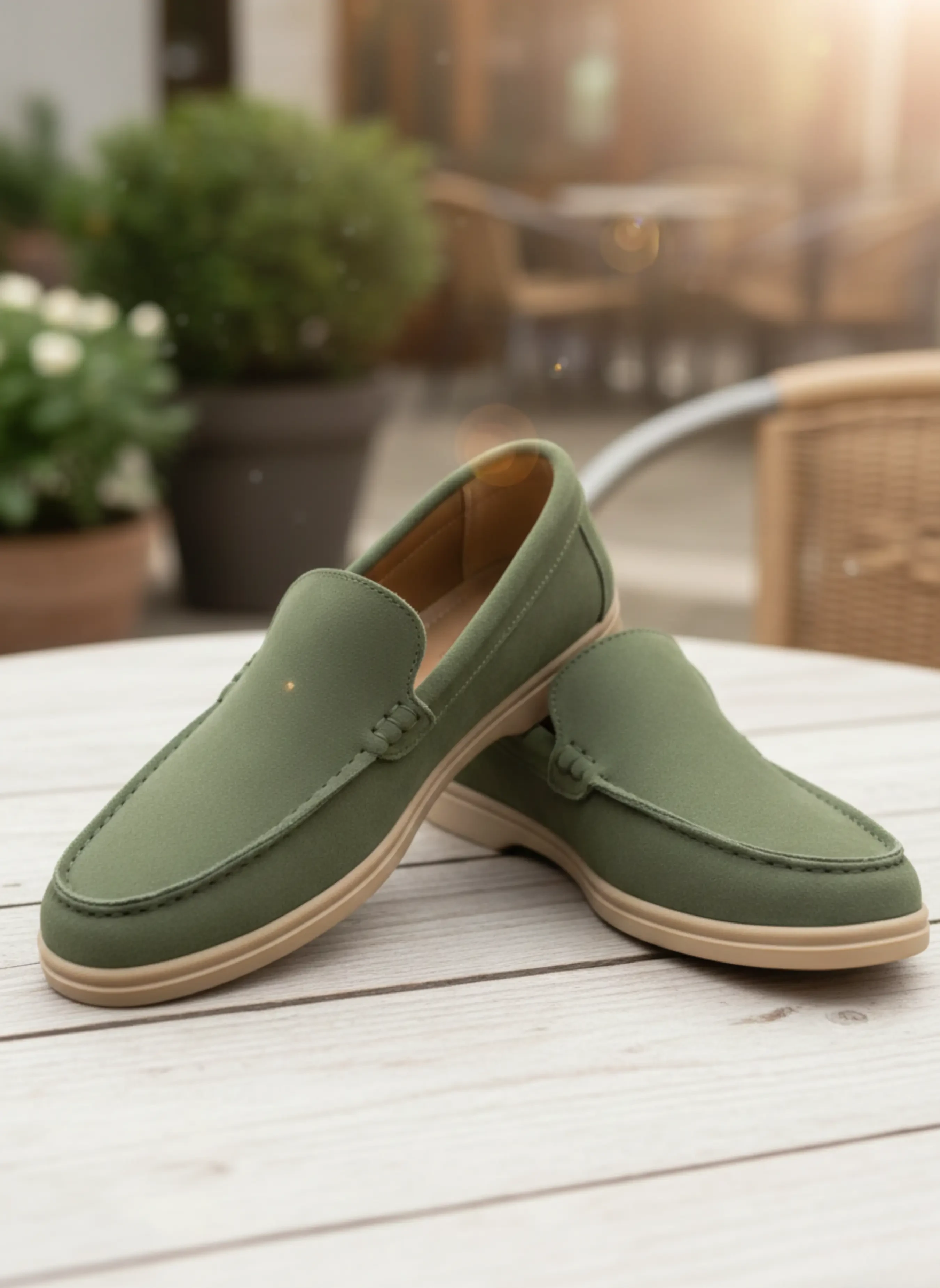 Premium Cow Leather Loafers for Men – Top Grain Durable Slip-On Shoes